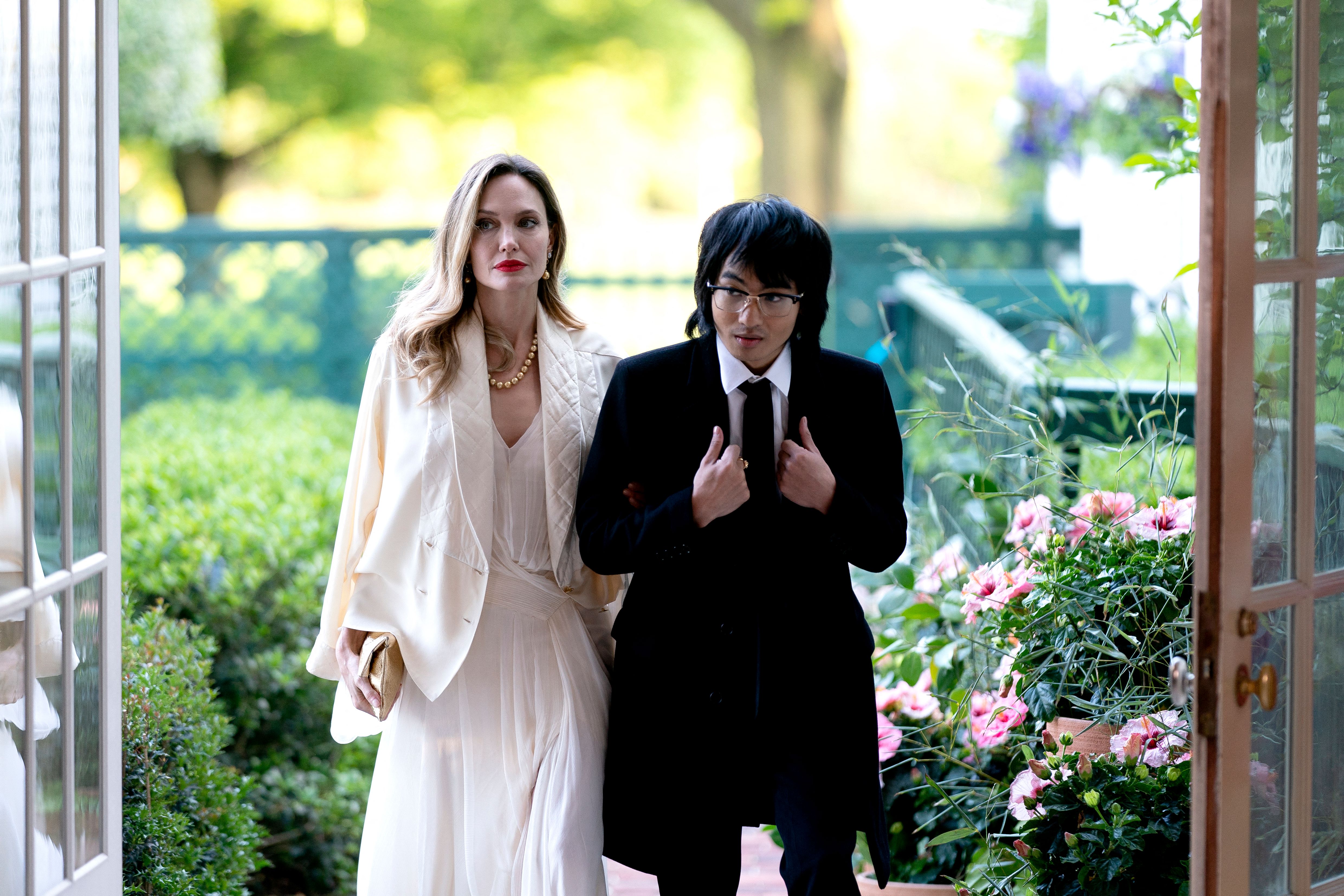Angelina Jolie et Maddox Chivan Jolie-Pitt au dîner d'État organisé par le président Biden en l'honneur de la Corée du Sud à Washington, DC, 2023. | Source : Getty Images
