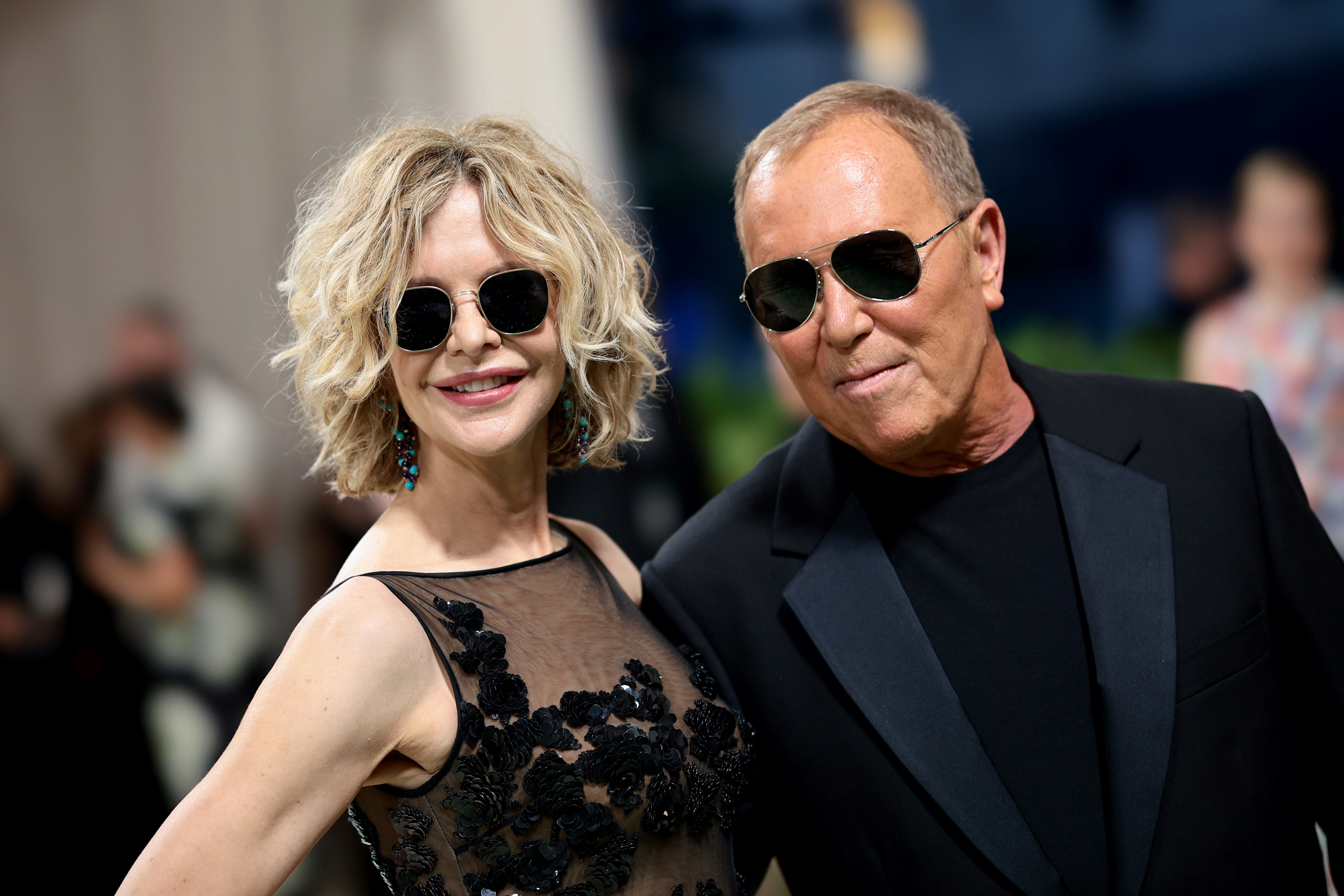 Meg Ryan et Michael Kors. | Source : Getty Images