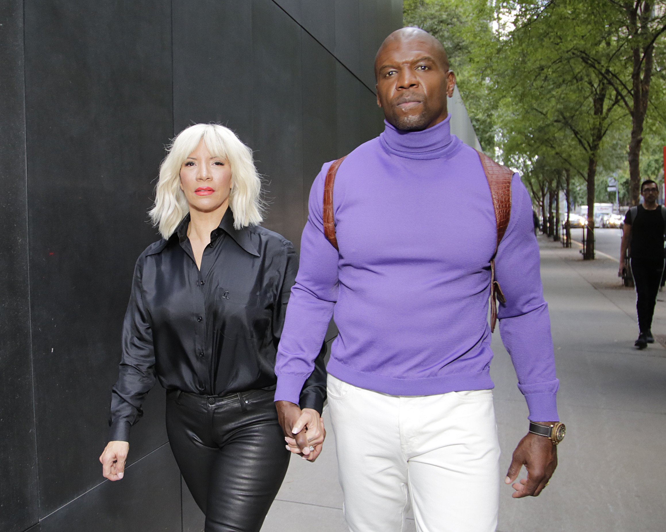 Rebecca King-Crews et Terry Crews sont vus à Midtown pendant la semaine de la mode de New York, le 10 septembre 2021, à New York. | Source : Getty Images