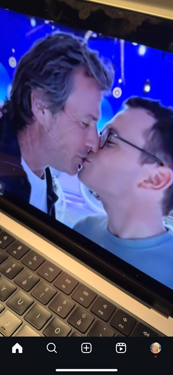 Image de Jean-Luc Reichmann et Émilien | Source : capture Instagram