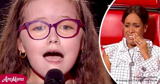 Émotions sur The Voice Kids: La petite Emma a ému au larme le jury avec sa reprise de Serge Lama
