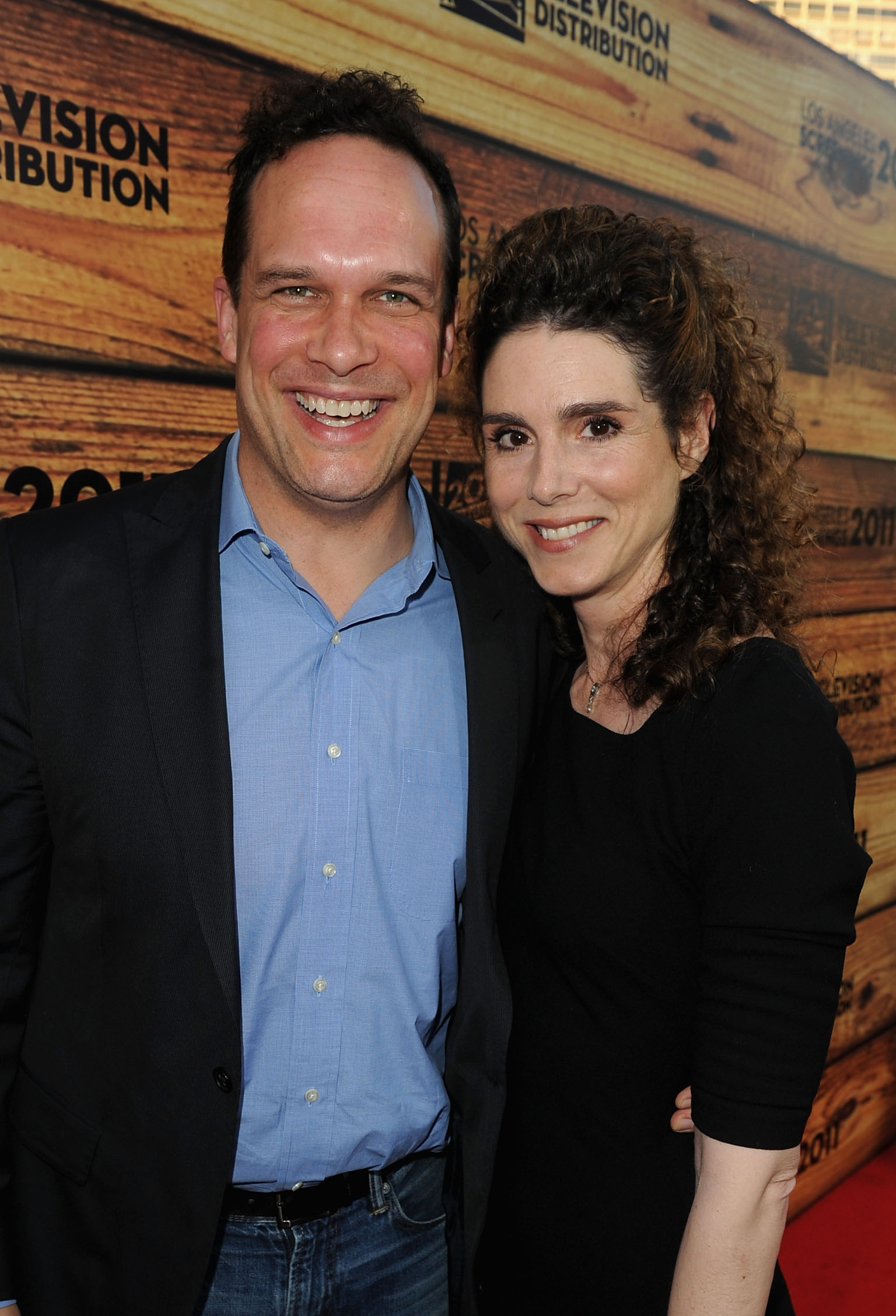 Diedrich Bader et sa femme Dulcy Rogers au Fox Lot le 26 mai 2011 à Century City, Californie. | Source : Getty Images