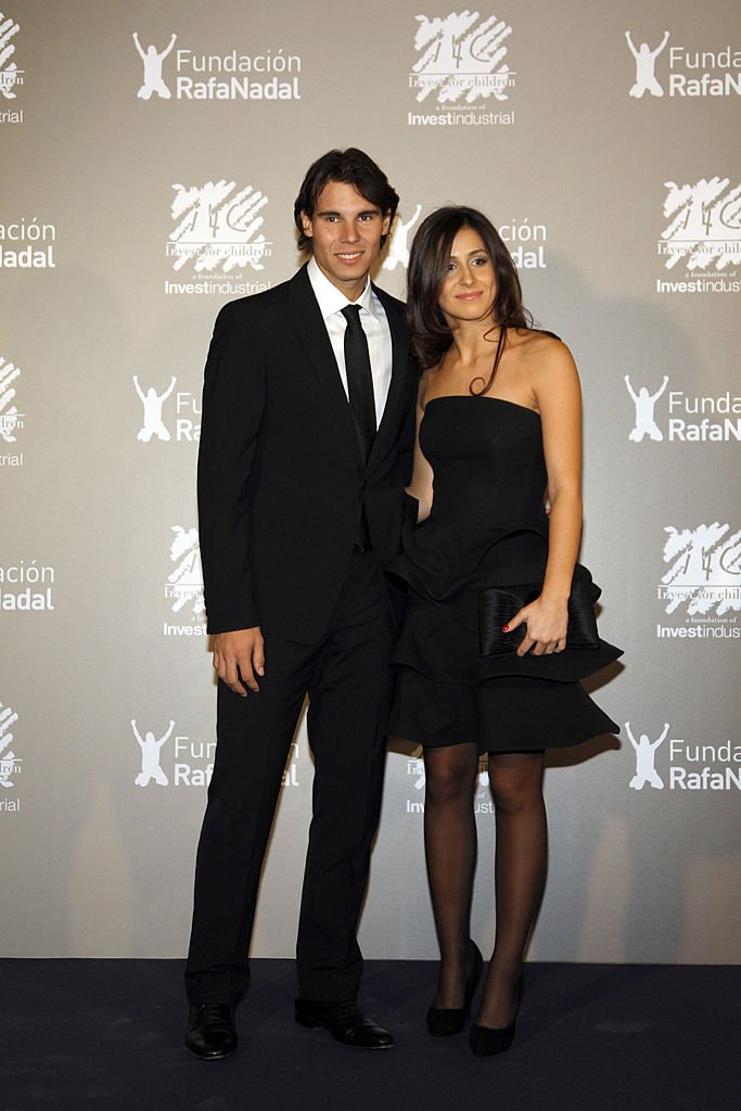 Rafael Nadal et sa compagne le 15 décembre 2011. l Source : Getty Images