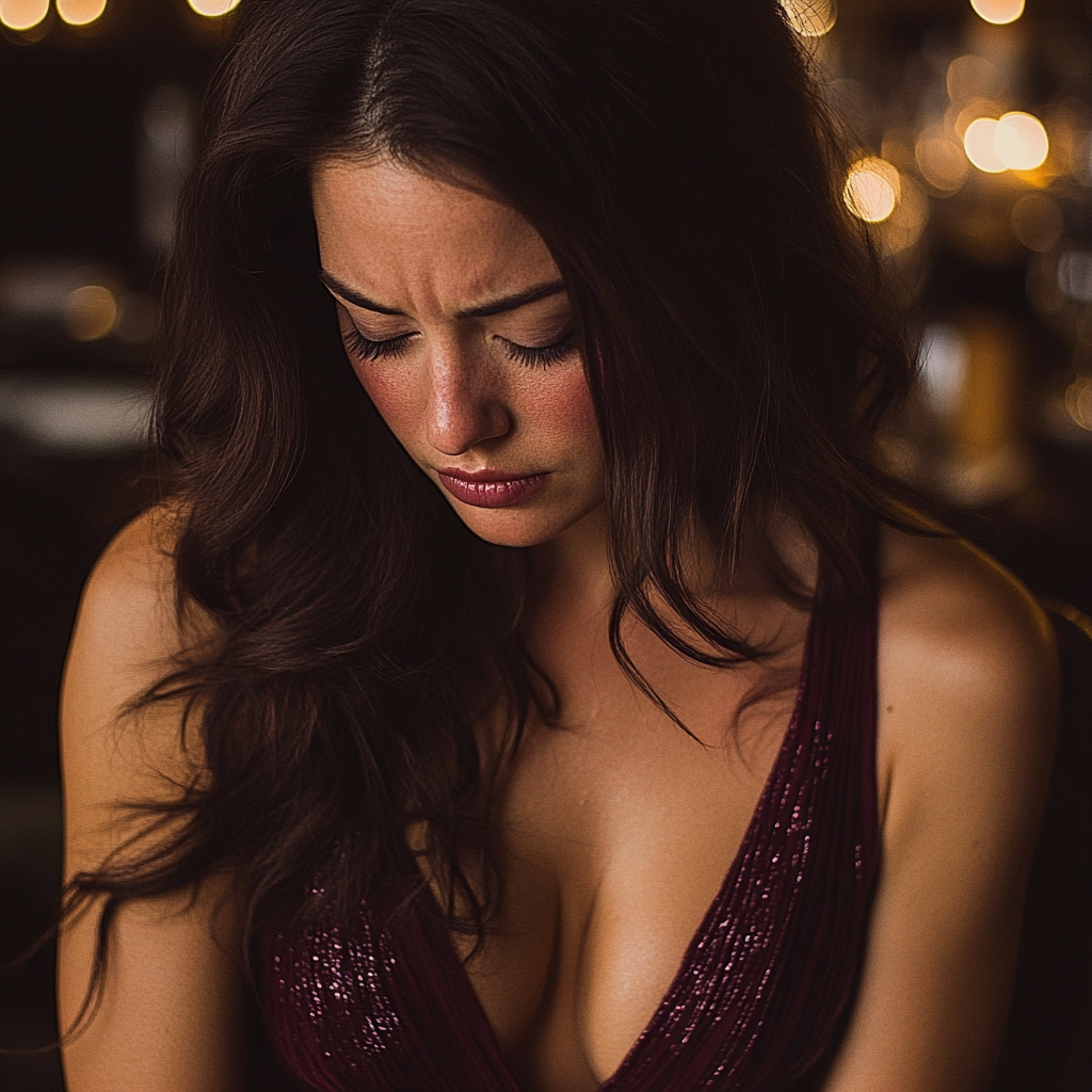 Une femme bouleversée | Source : Midjourney