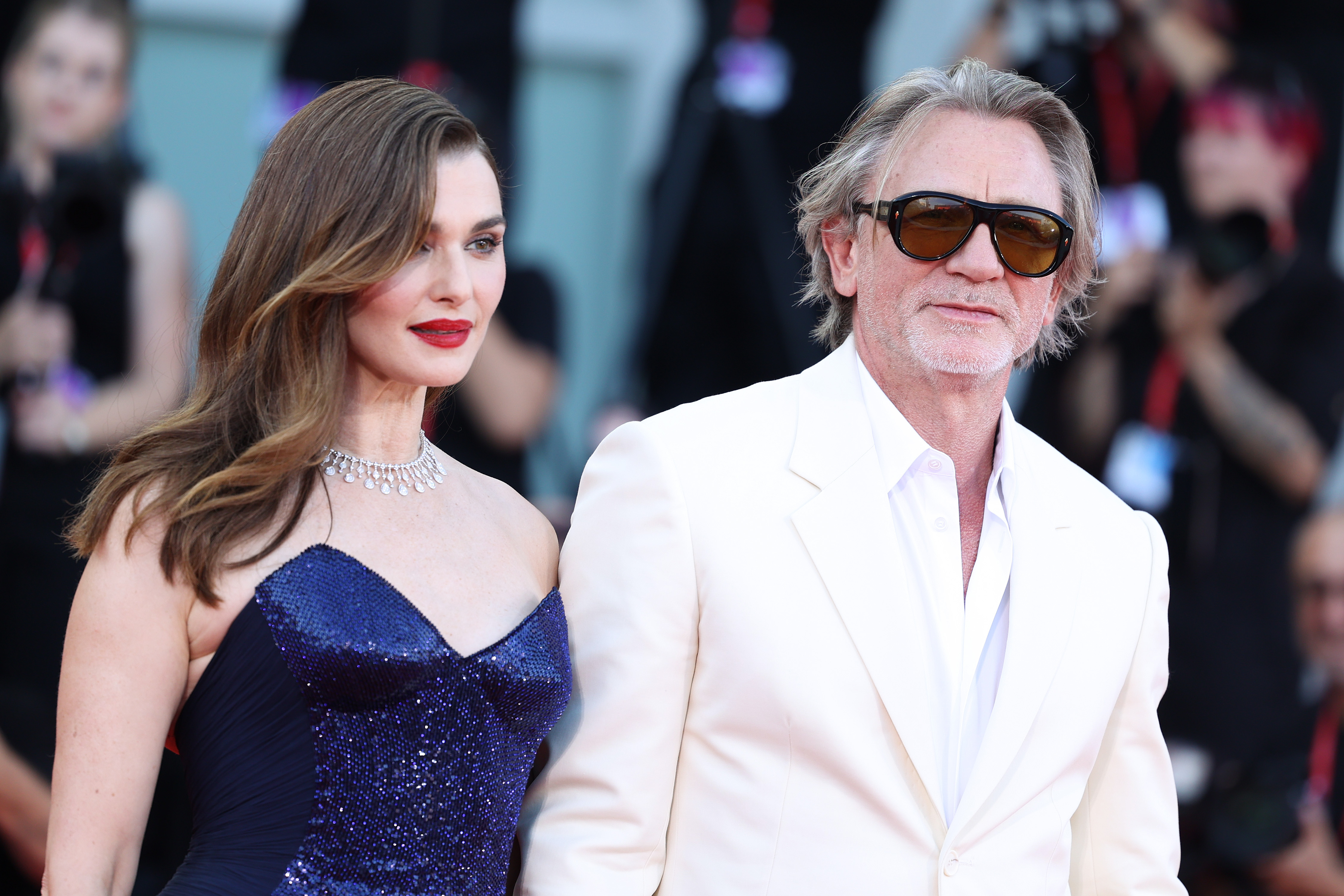 Rachel Weisz et Daniel Craig le 03 septembre 2024 à Venise, Italie | Source : Getty Images