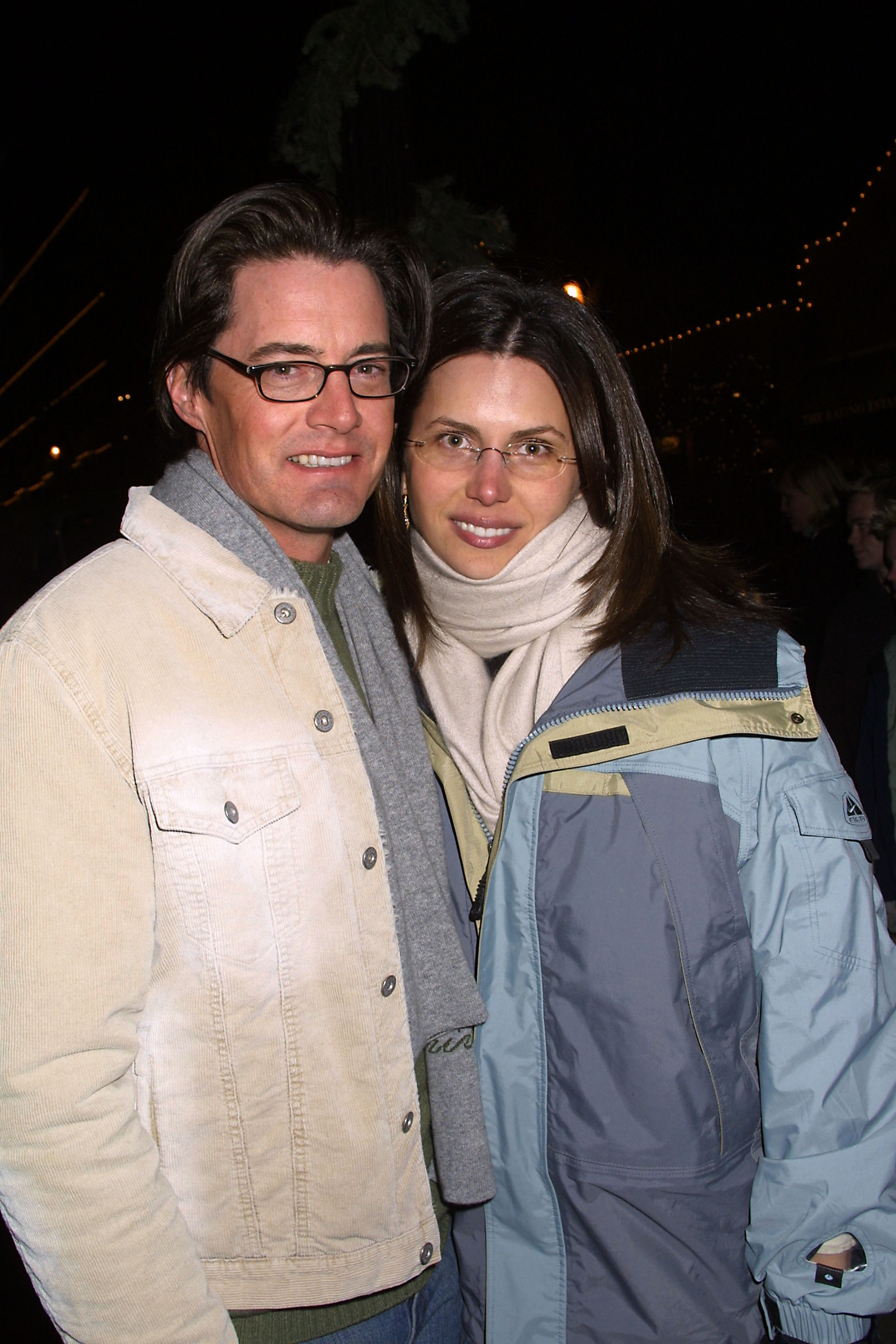 Kyle MacLachlan et Desiree Gruber à la première de "Miranda" lors du festival du film de Sundance 2002 à Park City, Utah. | Source : Getty Images