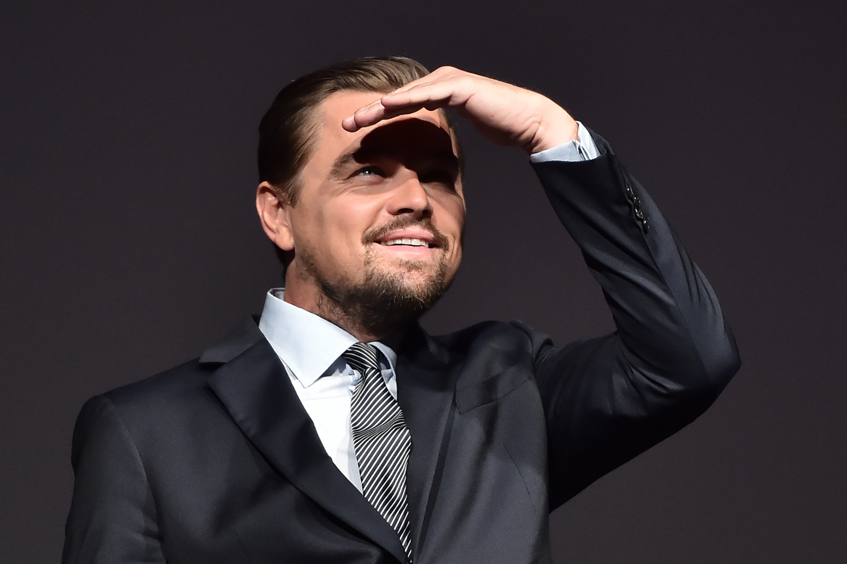 Leonardo DiCaprio lors de la première parisienne de "Before the Flood" le 17 octobre 2016 | Source : Getty Images