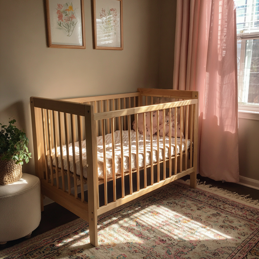 Un berceau dans une chambre d'enfant | Source : Midjourney