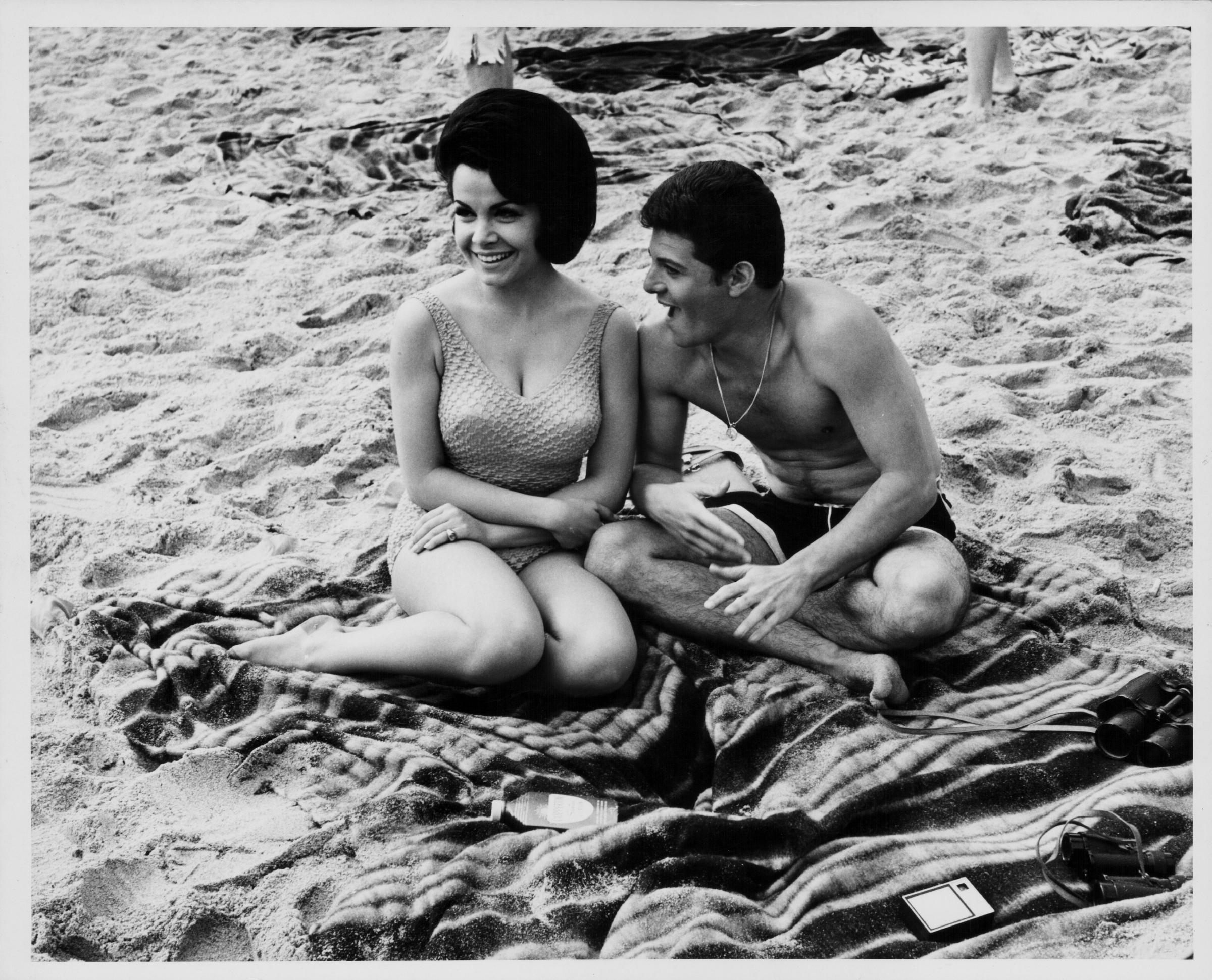 Annette Funicello et l'acteur photographiés le 1er janvier 1955 | Source : Getty Images