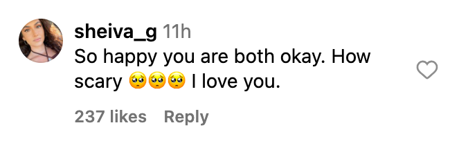 Capture d'écran d'un commentaire parlant de la nouvelle de la santé Kourtney Kardashian postée le 6 septembre 2023 | Source : Instagram/kourtneykardash