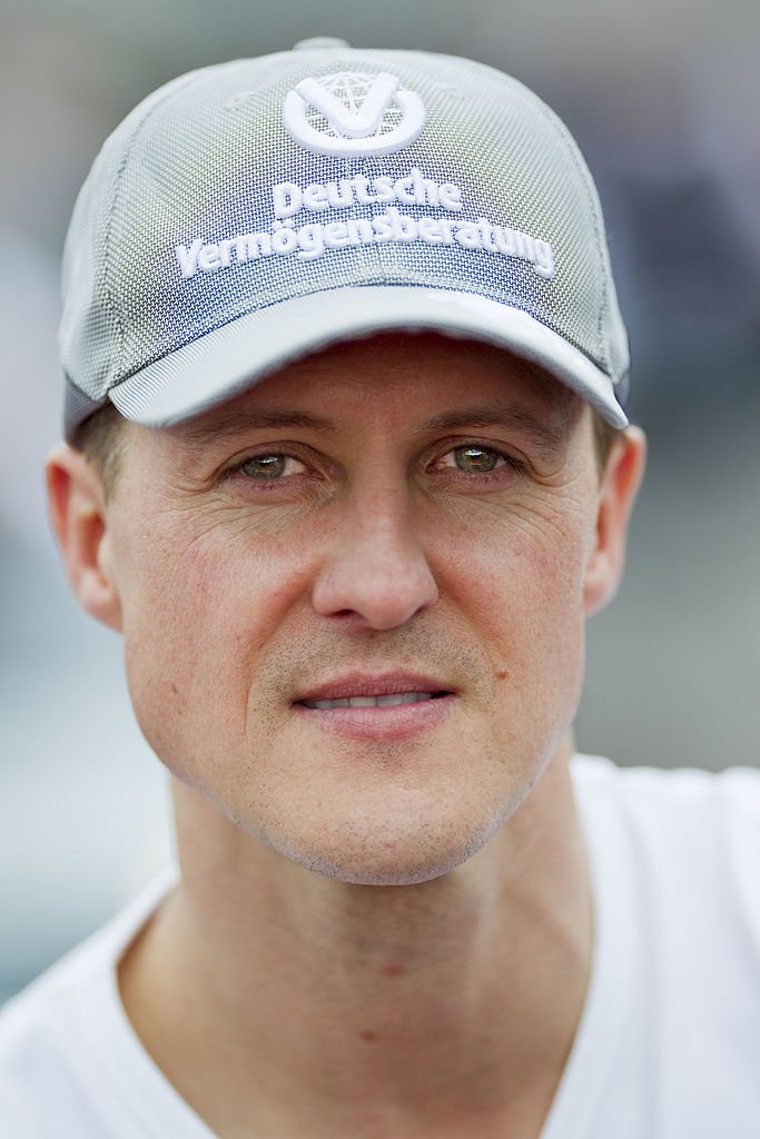 Portrait de l'Allemand Michael Schumacher, pilote du Mercedes GP Petronas F1 Team, le 1er octobre 2010. Photo : Getty Images
