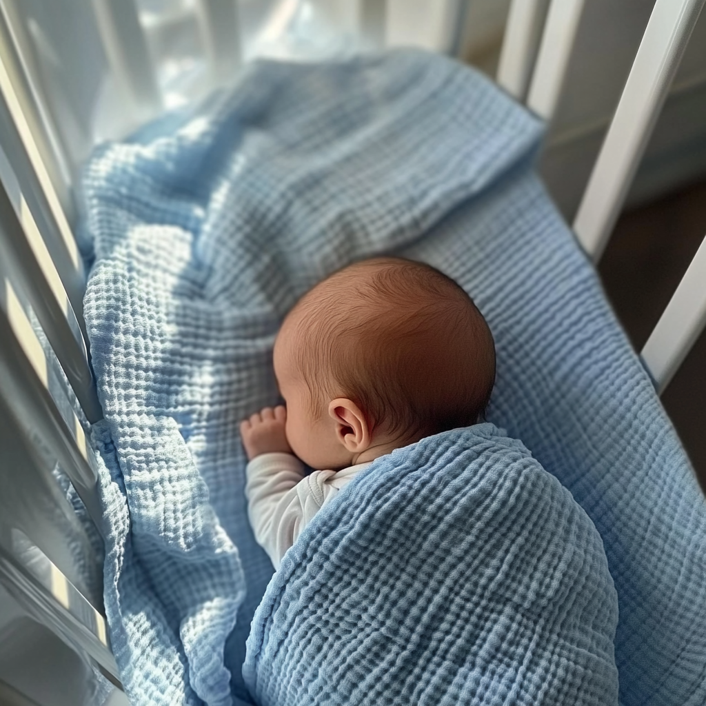 Un bébé dans un berceau | Source : Midjourney