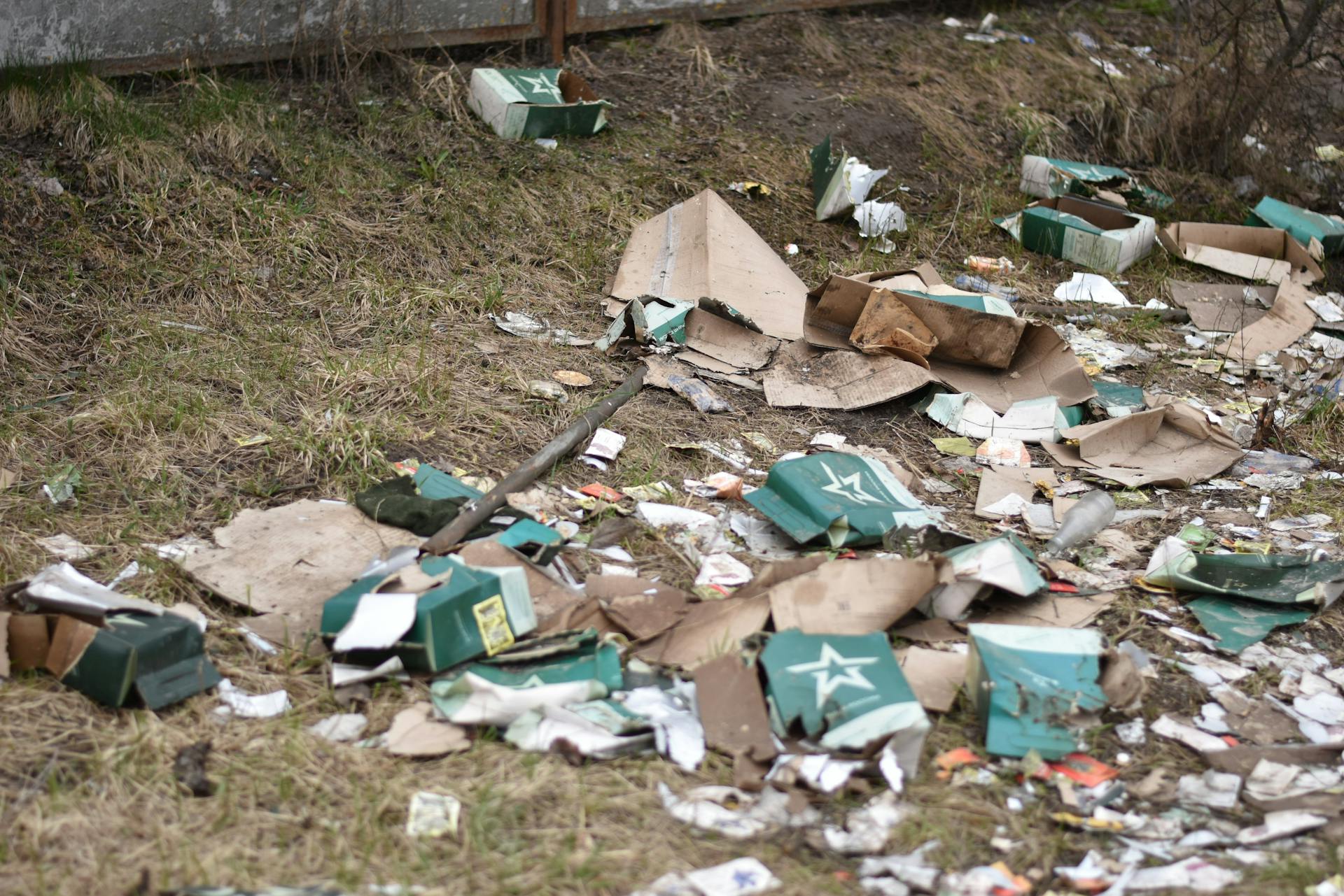 Des déchets sur le sol | Source : Pexels