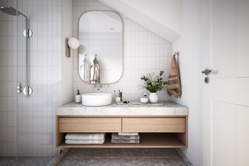 Une salle de bain blanche. | Source : Getty Images