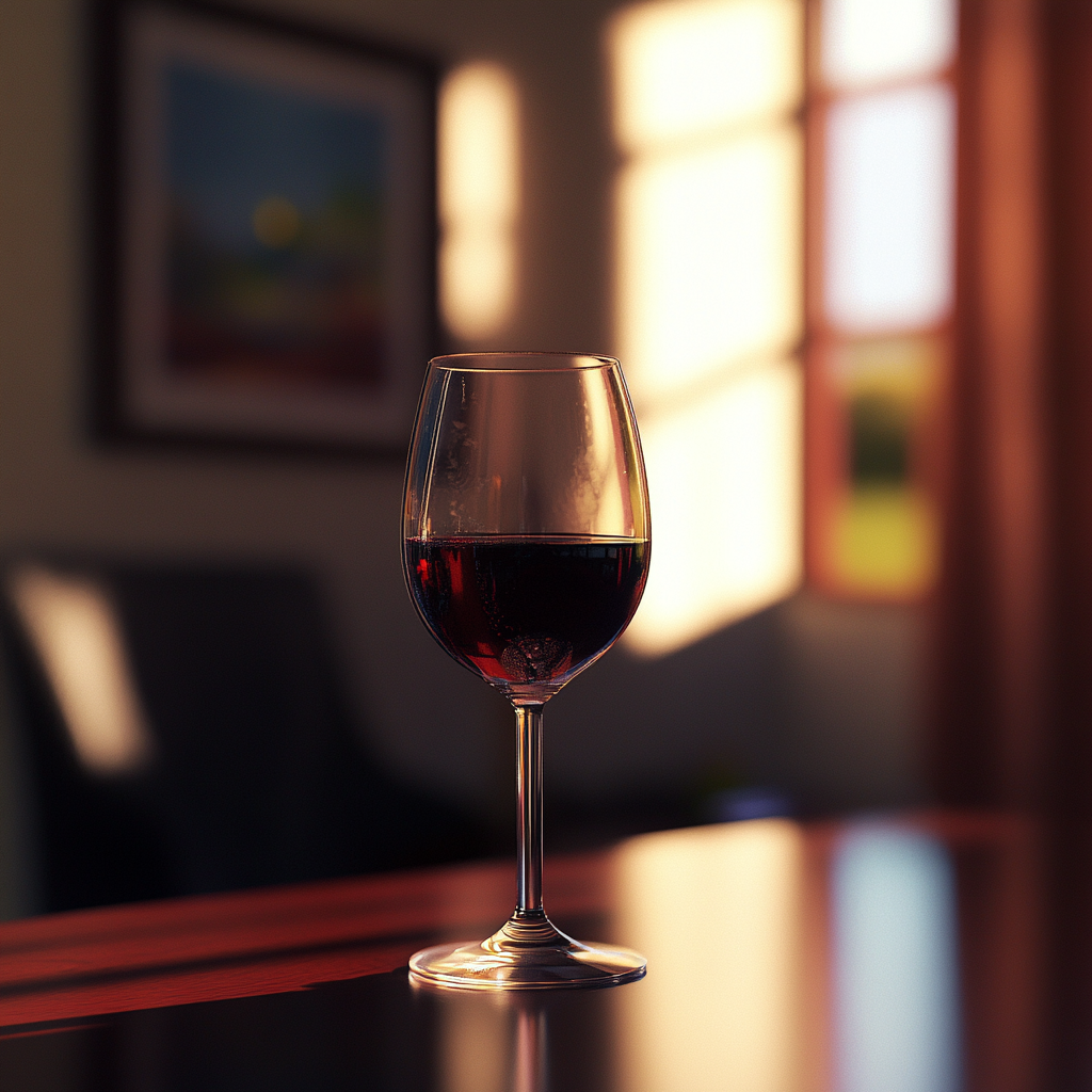 Un verre de vin | Source : Midjourney