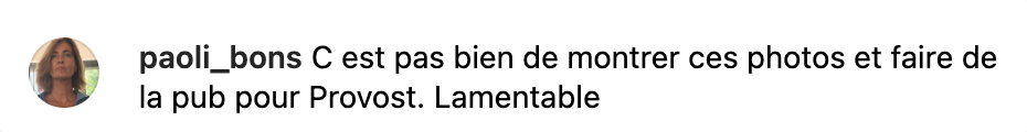 Commentaire d'une internautes sur les clichés d'Alain Delon | Source : capture Instagram @anouchkadelon