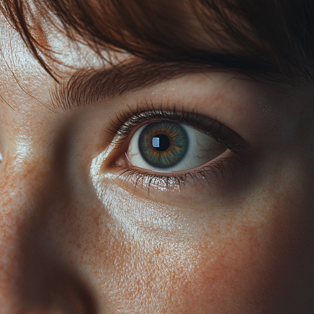 Close-up of a woman's eye | Source: Midjourney