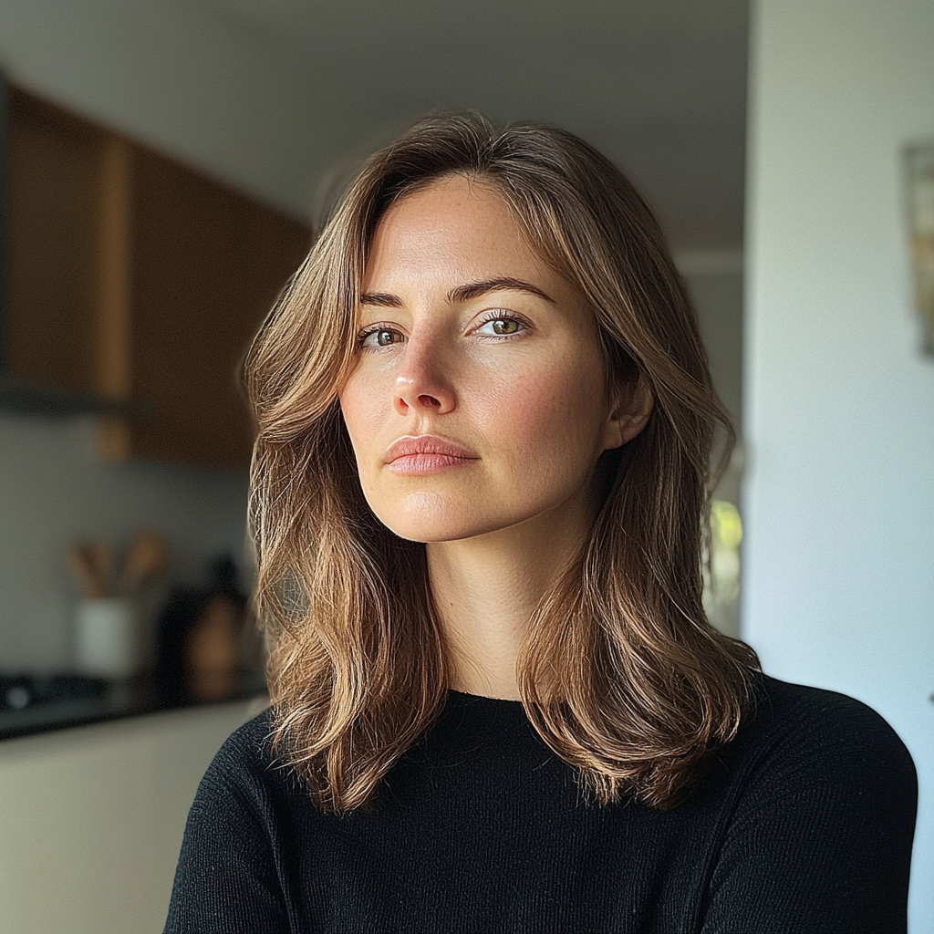 Une femme debout dans une cuisine | Source : Midjourney