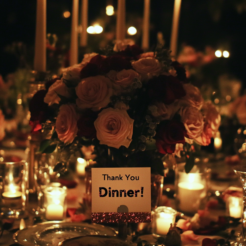 Un dîner mis en place | Source : Midjourney