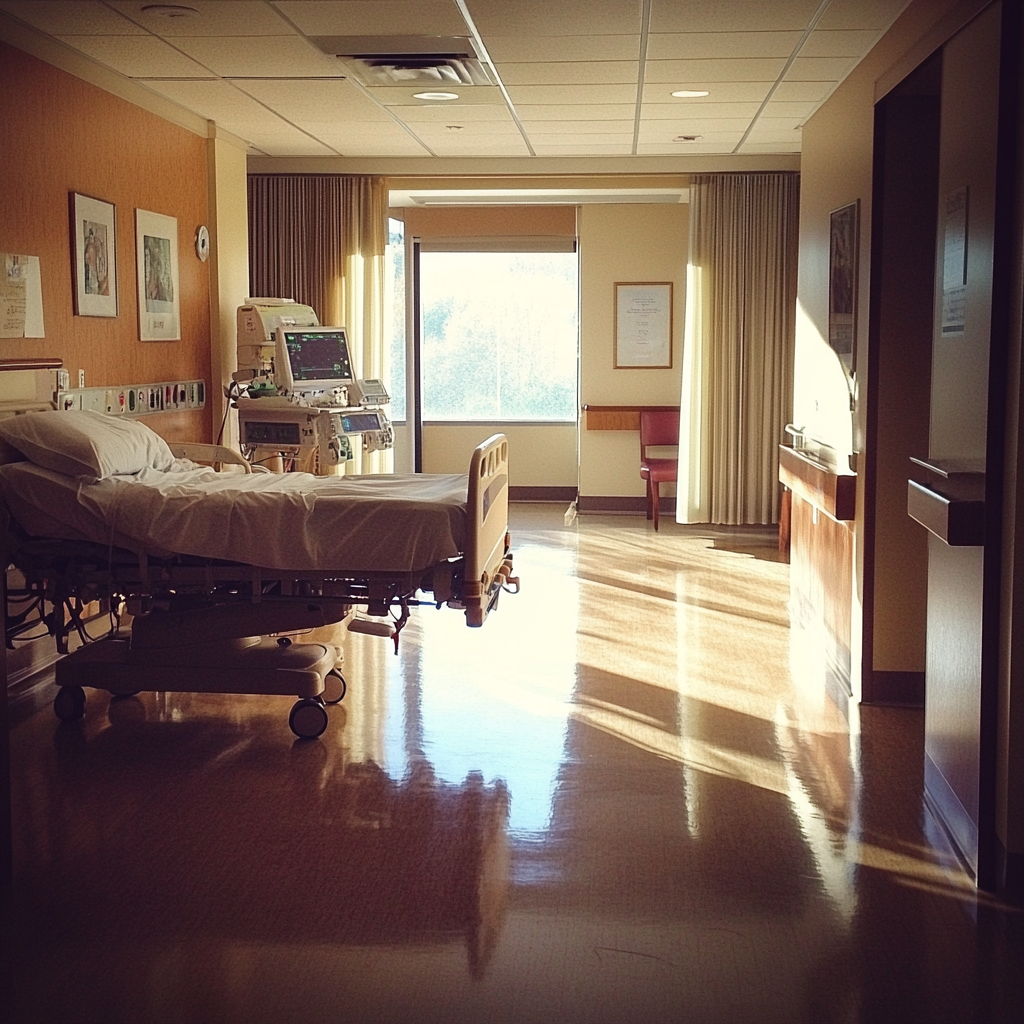 Une chambre d'hôpital vide | Source : Midjourney