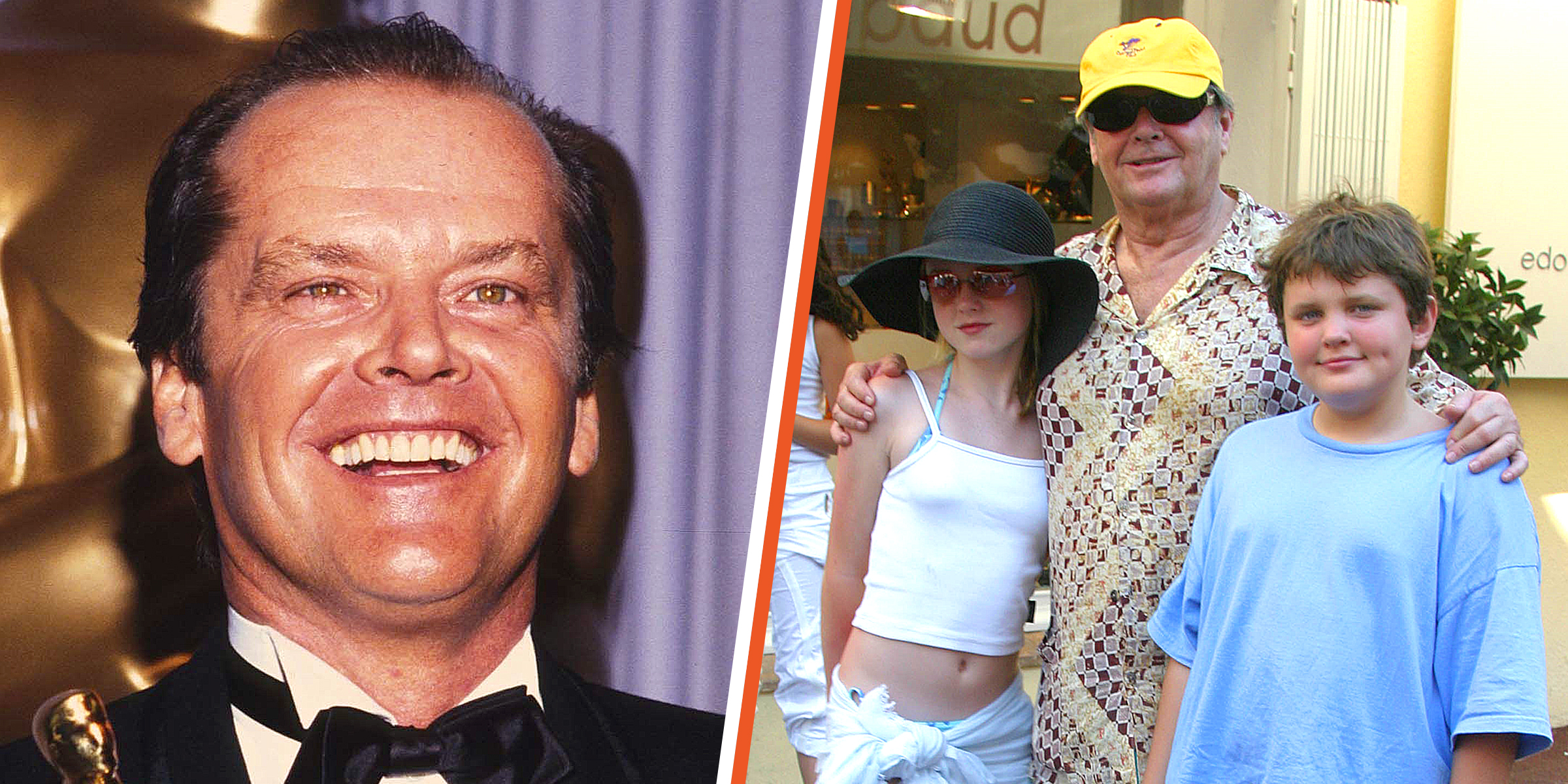 Jack Nicholson et ses enfants Lorraine et Raymond | Source : Getty Images