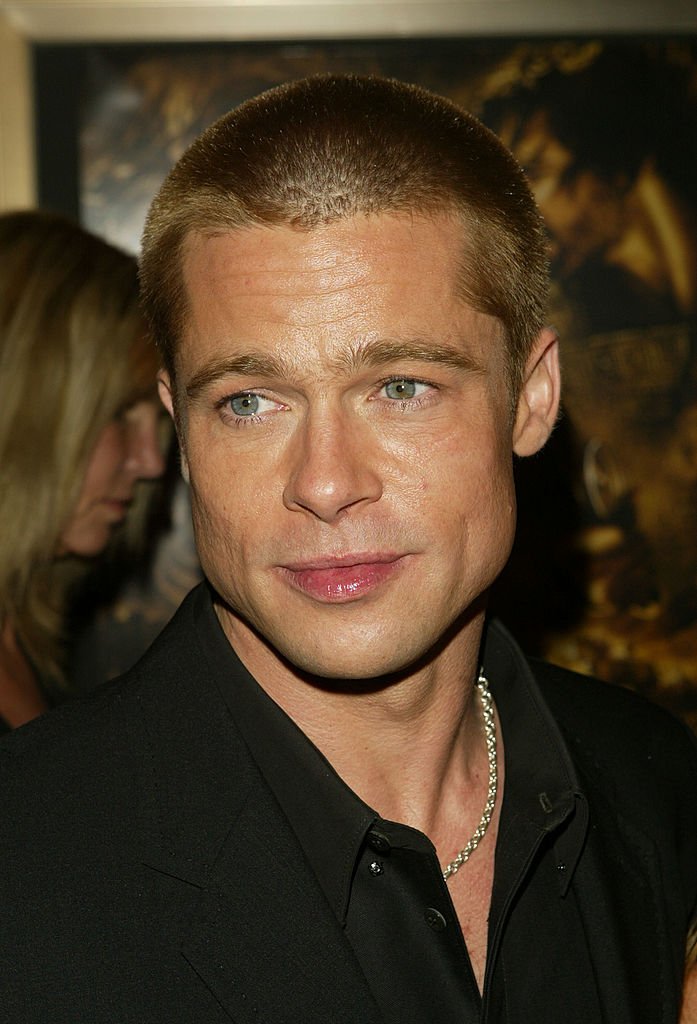 Brad Pitt pour la première de "Troie" en 2004. l Source : Getty Images