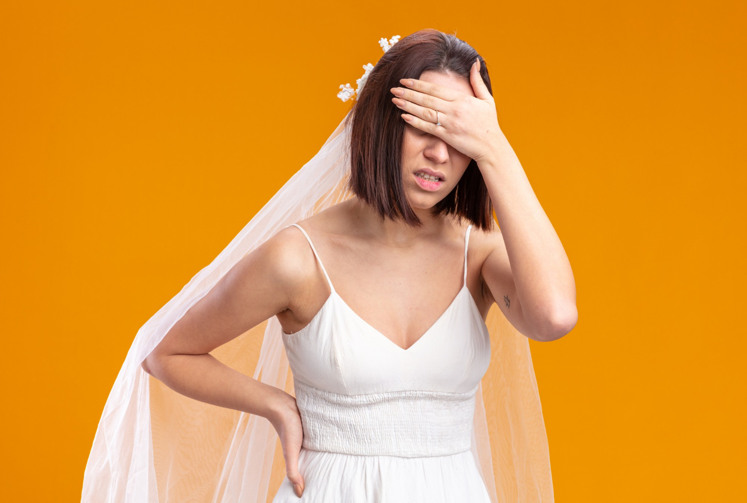 Une mariée frustrée | Source : Freepik