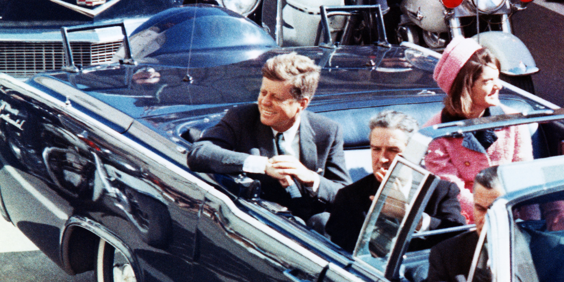 L'ancien président John F. Kennedy le jour de son assassinat | Source : Getty Images