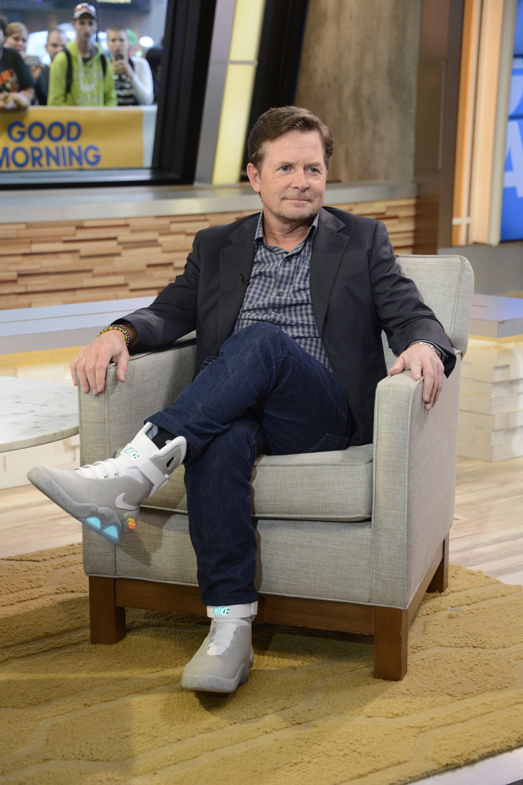 Michael J. Fox dans l'émission "Good Morning America", 2016 | | Source : Getty Images