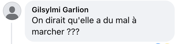 Commentaire d'internaute sur Isabelle Huppert | Source : capture : facebook.com/VogueFrance