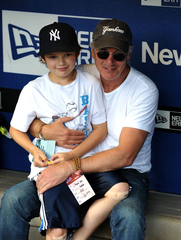 L'acteur Richard Gere et son fils Homer, le 26 juin 2009 à New York. | Source : Getty Images