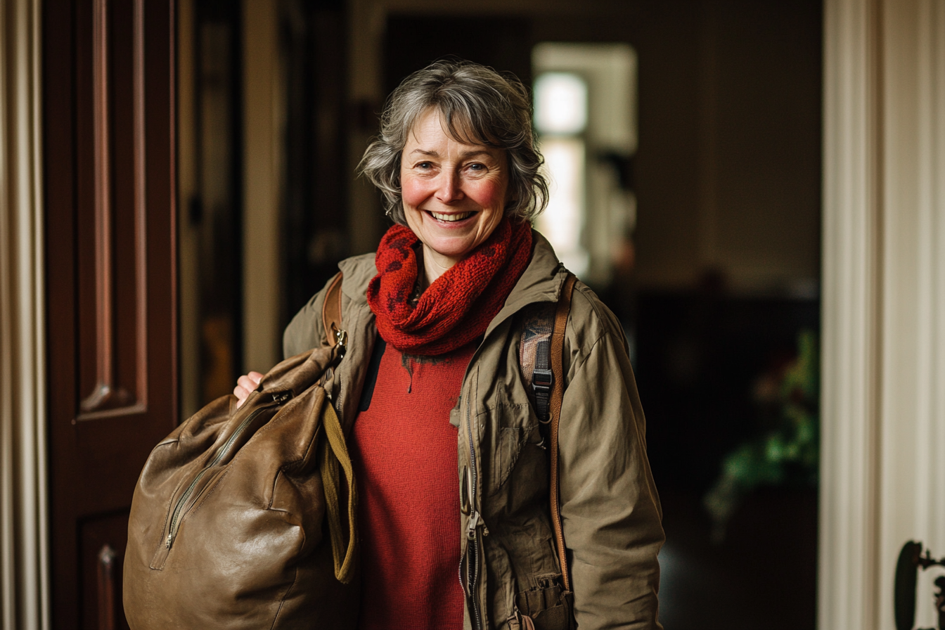 Une femme portant un grand sac | Source : Midjourney