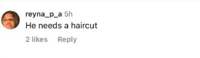 Un commentaire négatif sur le fils d'Angelina Jolie qui a besoin d'une coupe de cheveux, posté le 26 avril 2023. | Source : Instagram.com/@people