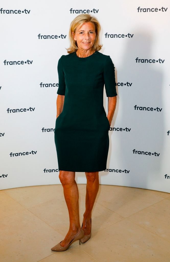Claire Chazal pose avant une conférence de presse de France Télévision, le 18 juin 2019 à Paris. | Photo : Getty Images