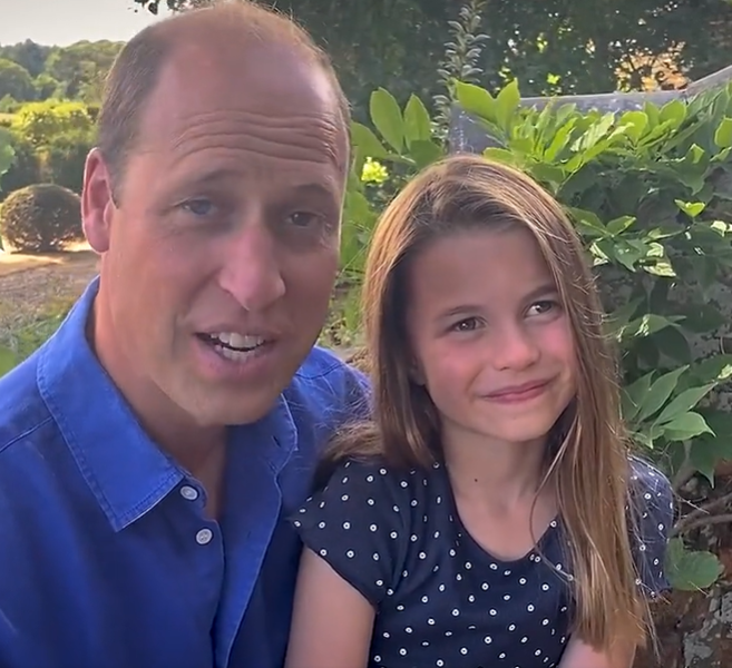 La princesse et la jeune princesse de Galles adressant leurs mots d'encouragement à l'équipe anglaise de football féminin, les Lionesses, à partir d'un post vidéo daté du 31 juillet 2022 | Source : X/@KensingtonRoyal