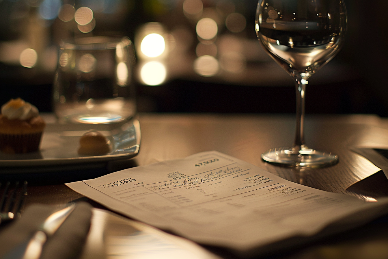 Un billet sur une table | Source : Midjourney