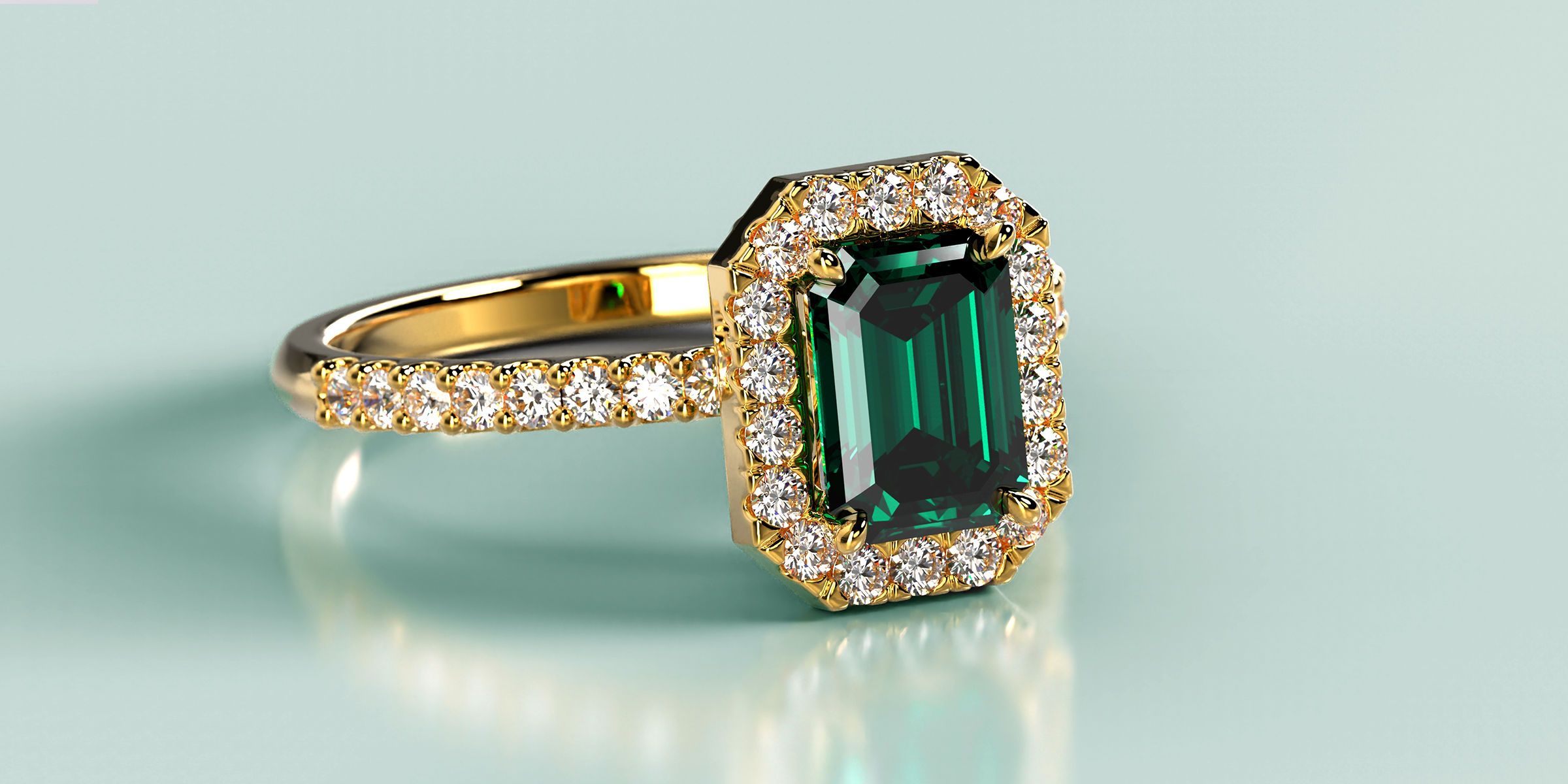 Une bague en émeraude | Source : Shutterstock