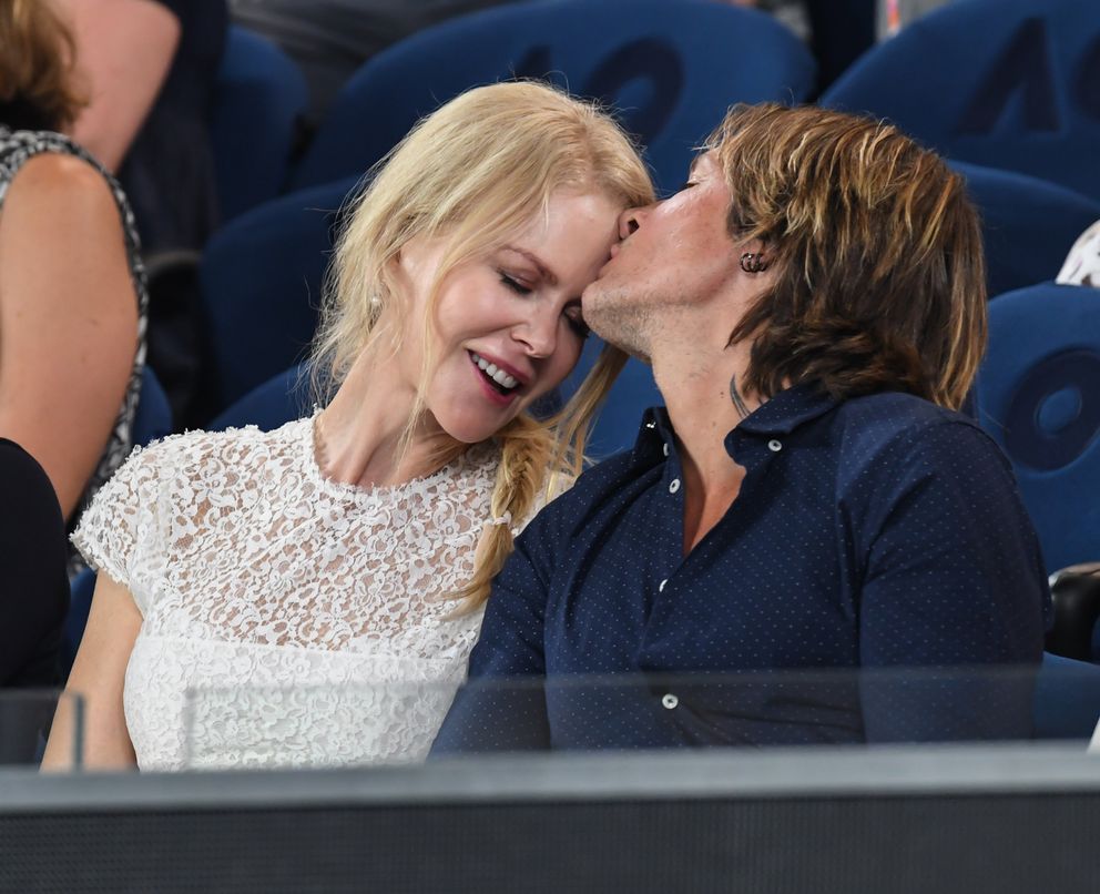 Nicole Kidman et Keith Urban partagent un moment d'affection, en Australie. | Source : Getty Images