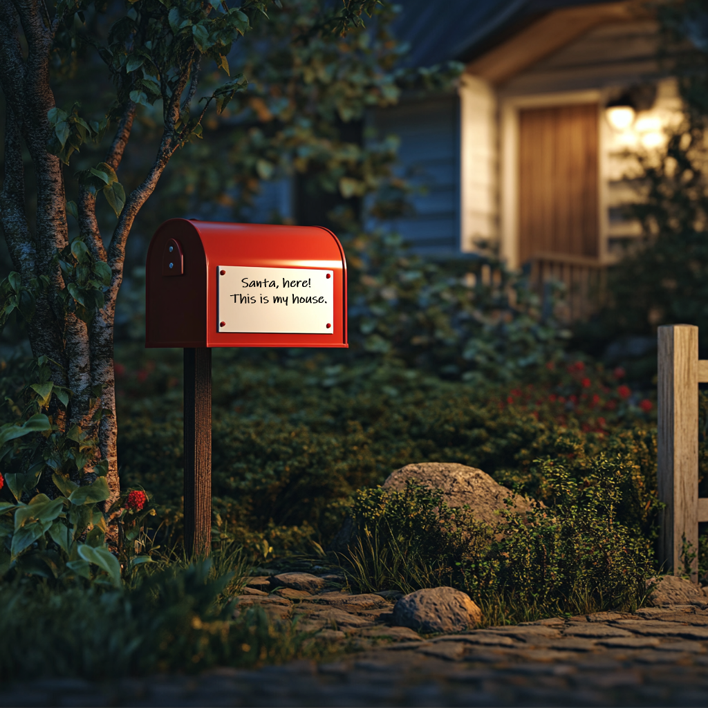 A sign attached to a mailbox | Source: Midjourney