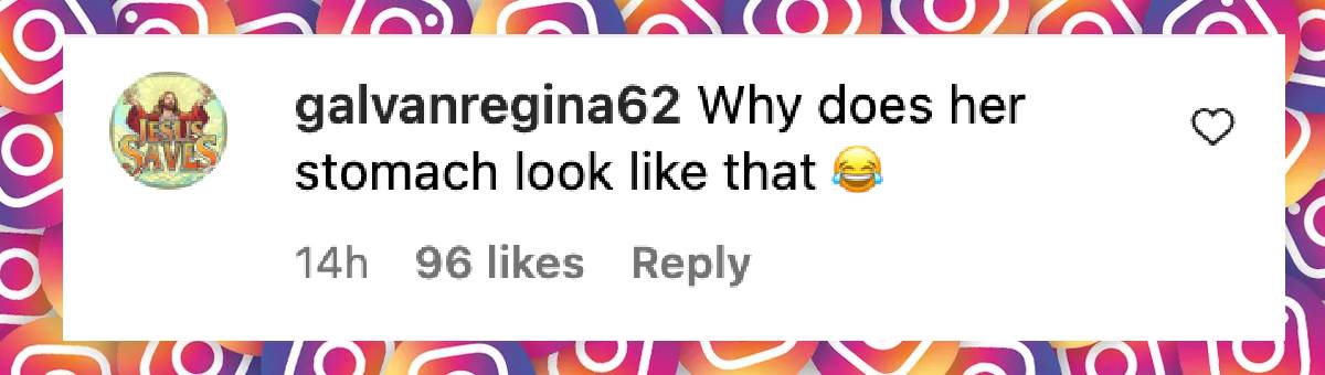 Commentaire d'une internaute sur Meghan Markle, daté du 5 juin 2025 | Source : Instagram/pagesix