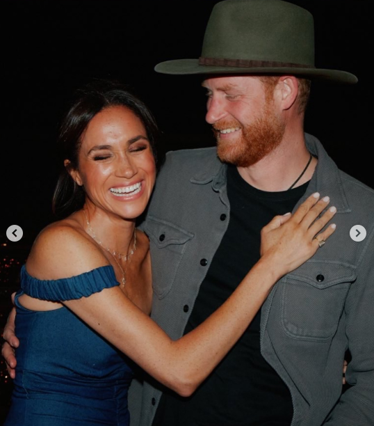 Le prince Harry et son épouse Meghan Markle s'amusent au concert de Beyonce à Los Angeles, posté le 10 mai 2025 | Source : Instagram/meghan