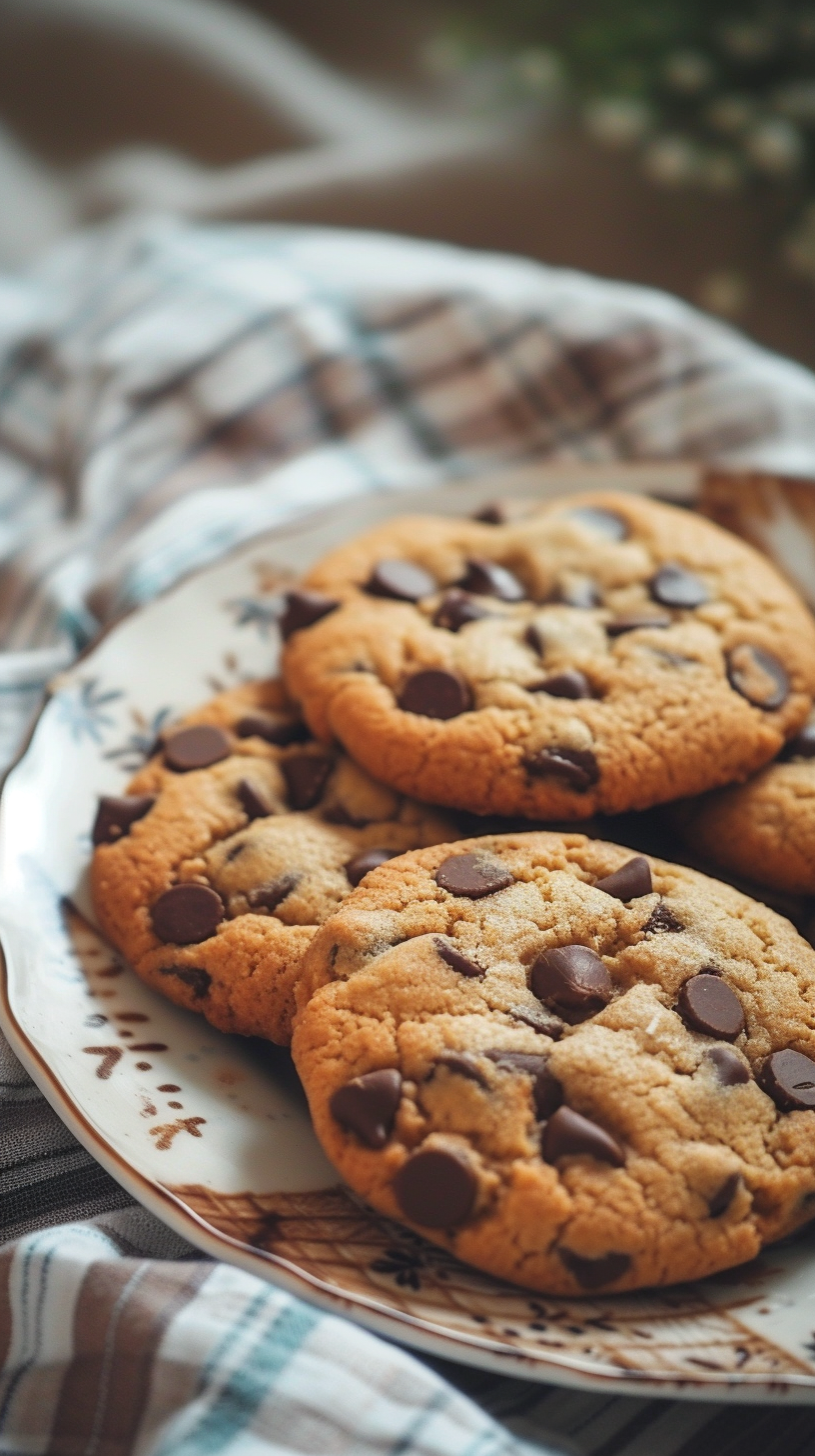 Des biscuits sur une assiette | Source : Midjourney