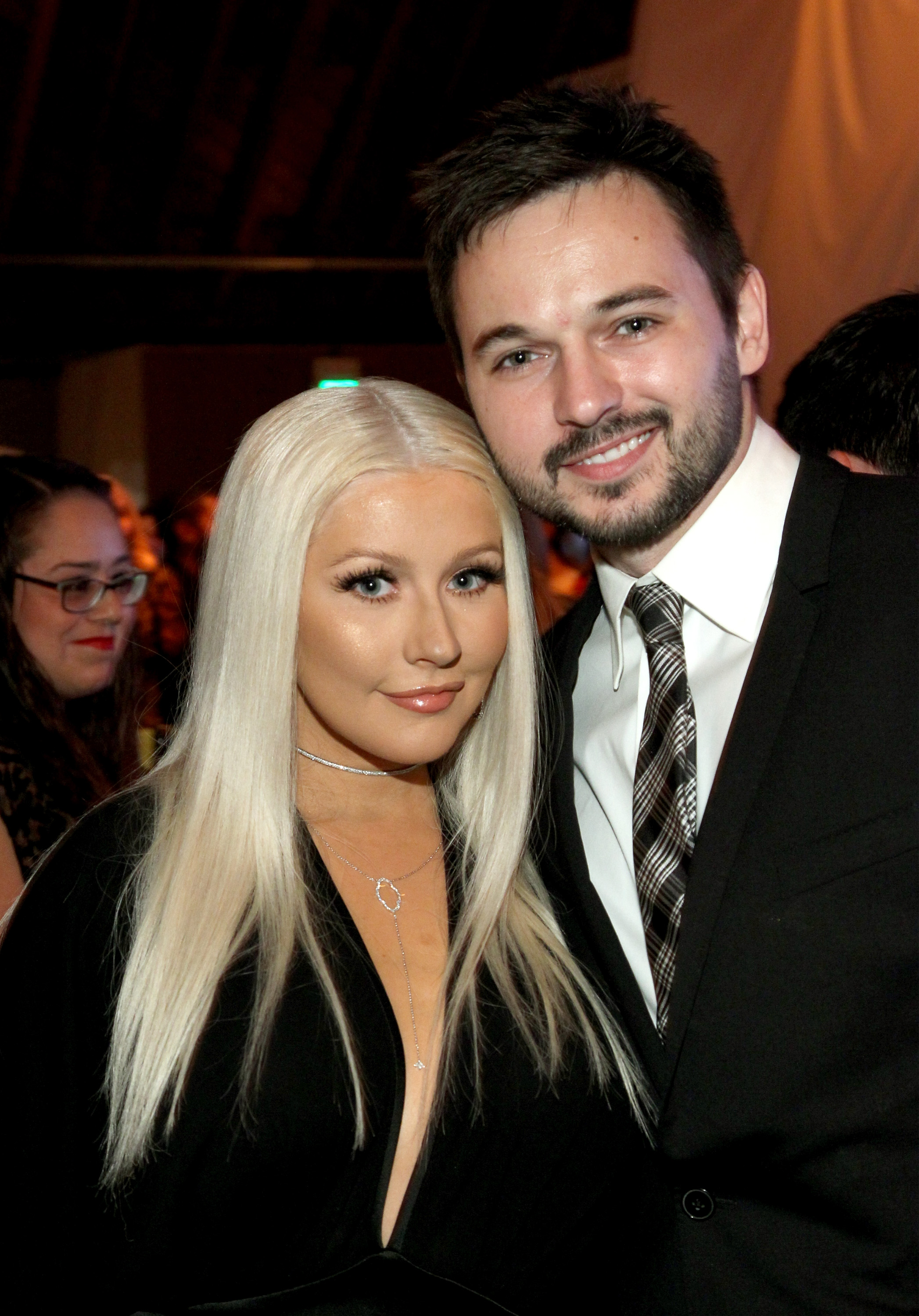 Christina Aguilera et Matthew Rutler lors du cinquième gala annuel de Baby2Baby à Culver City, en Californie, le 12 novembre 2016. | Source : Getty Images