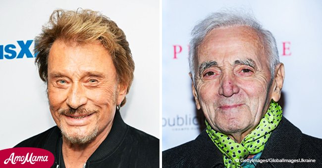 Un acteur célèbre avec les larmes aux yeux évoque la mort de Johnny Hallyday et Charles Aznavour