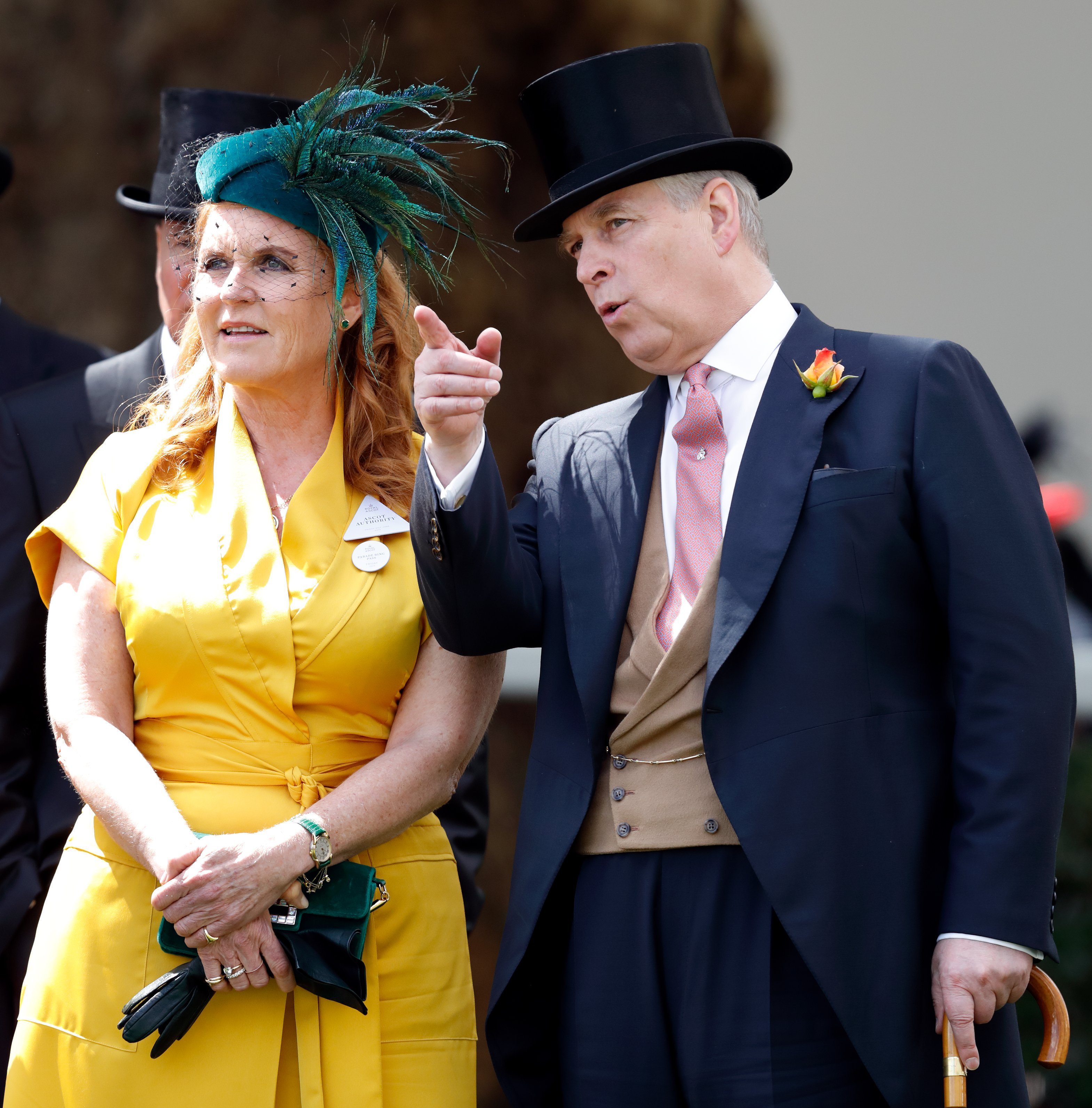  Sarah Ferguson, Duchesse de York et Prince Andrew, Duc de York, assistent à la quatrième journée de Royal Ascot à l'hippodrome d'Ascot le 21 juin 2019. | Photo : GettyImages