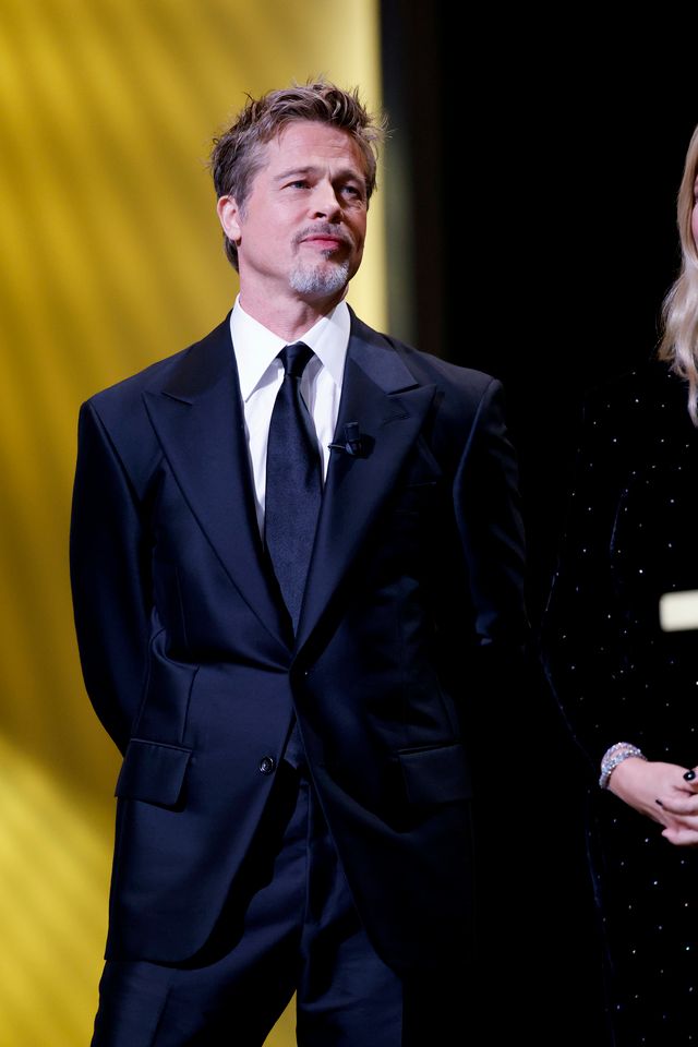 Brad Pitt lors de la 48e cérémonie des César du cinéma à L'Olympia le 24 février 2023, à Paris, en France. | Source : Getty Images