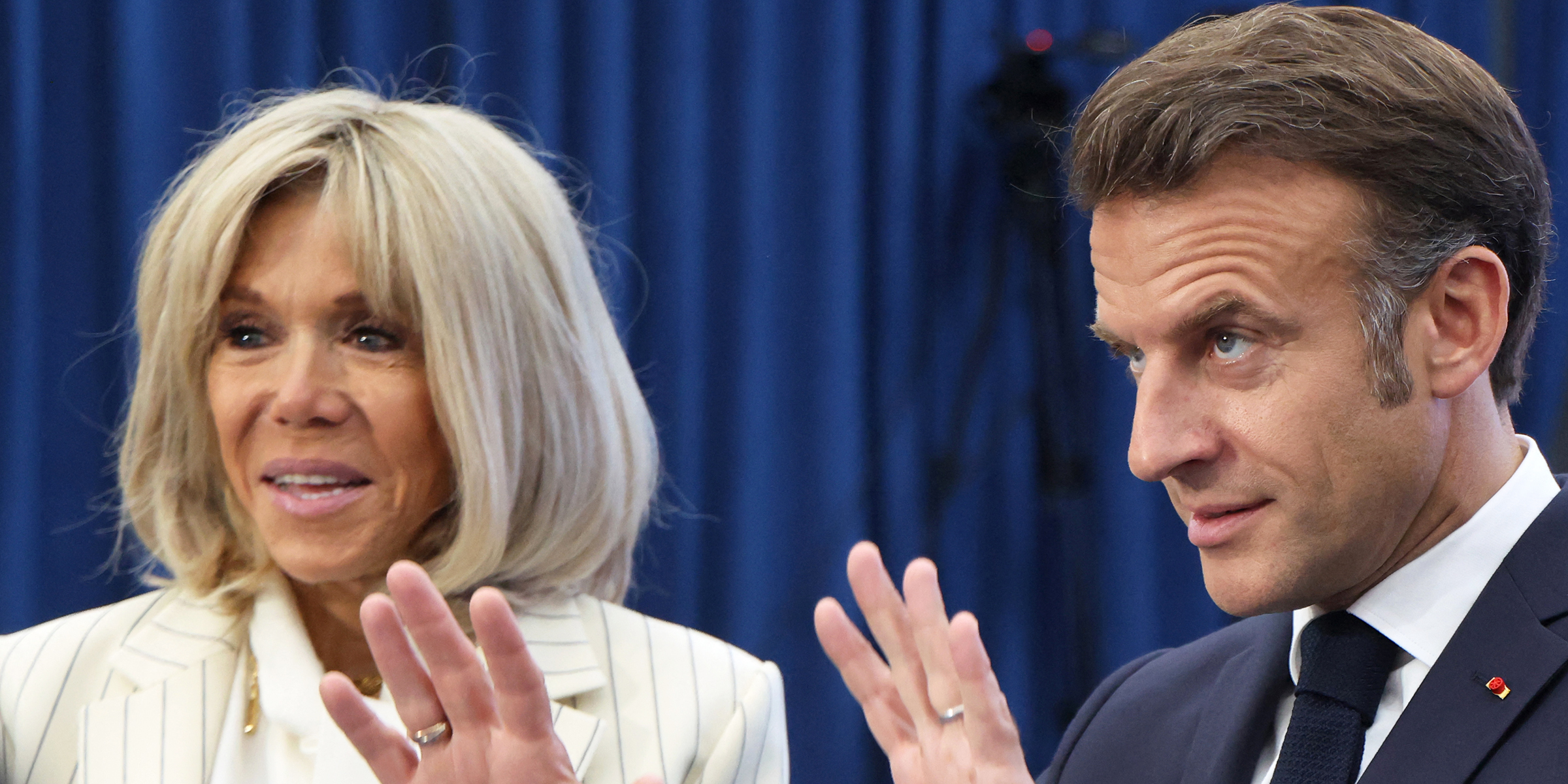 Emmanuel et Brigitte Macron | Source : Getty Images