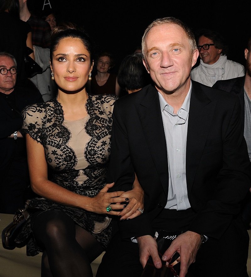 Salma Hayek et Francois-Henri Pinault le 5 octobre 2010 à Paris, France | Photo : Getty Images