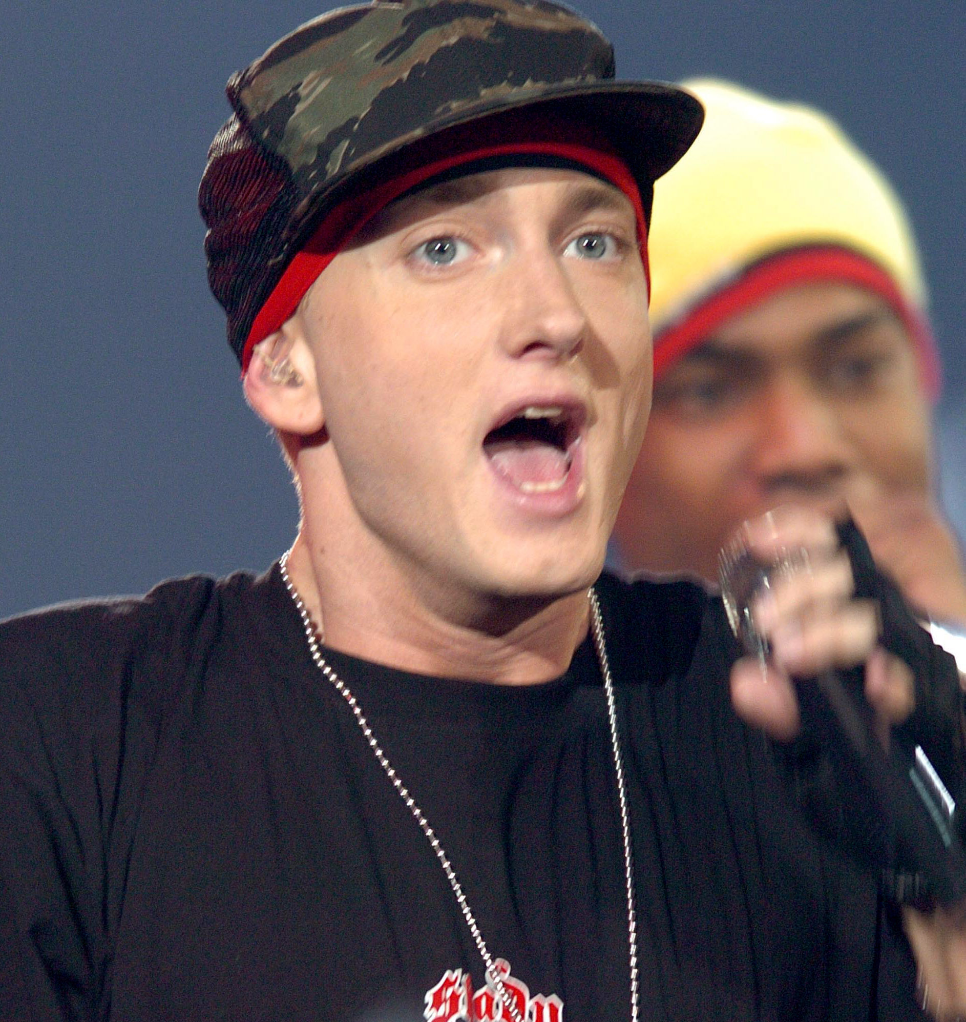 Eminem aux MTV European Music Awards 2004 à Rome, Italie, le 18 novembre 2004 | Source : Getty Images