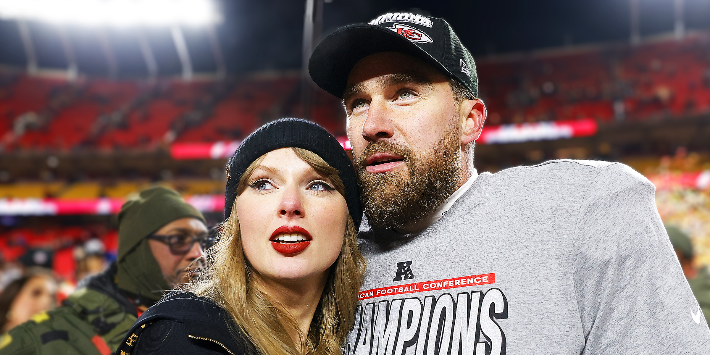 Taylor Swift et Travis Kelce | Source : Getty Images